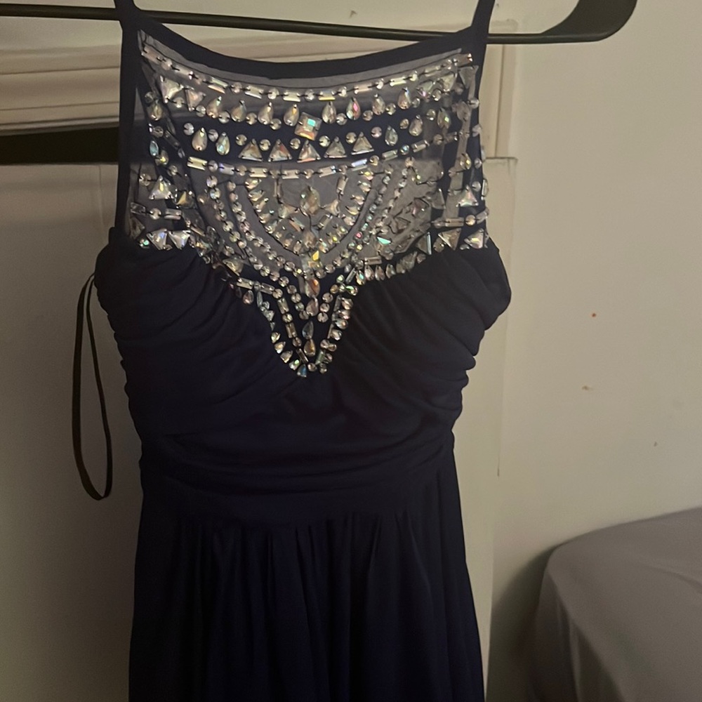 Size 0 blue dress